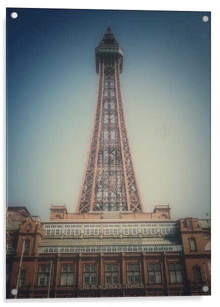 Blackpool Tower  Acrylic by Victor Burnside