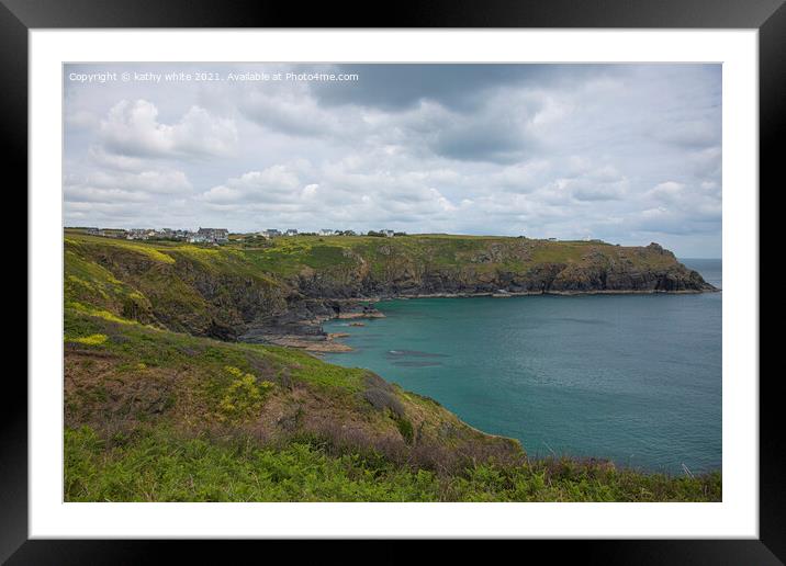 The Lizard point Framed Mounted Print by kathy white