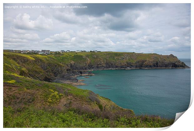 The Lizard point Print by kathy white