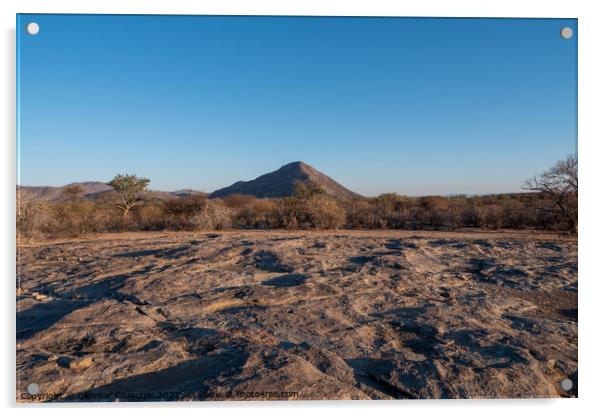 Etendero Mountain in Erongo Region, Namibia Acrylic by Dietmar Rauscher