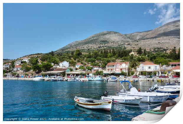 Kefalonia Greece Print by Diana Mower