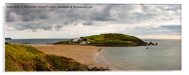 Burgh Island Acrylic by RICHARD MOULT