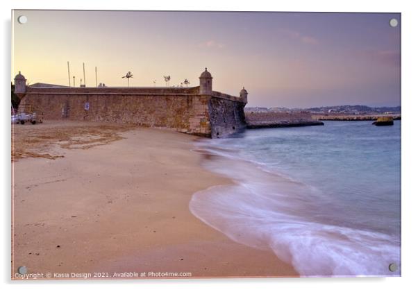 Fort Ponta da Bandeira, Lagos, Algarve, Portugal Acrylic by Kasia Design