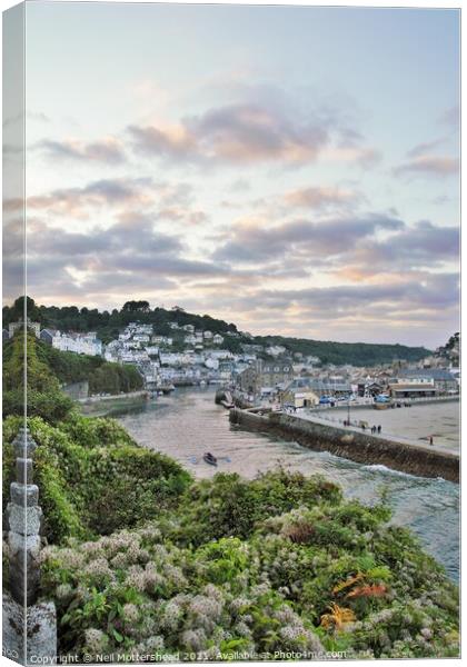 Evening On The Looe River. Canvas Print by Neil Mottershead