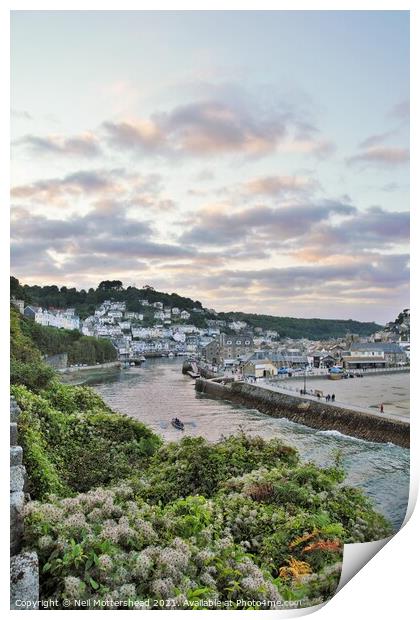 Evening On The Looe River. Print by Neil Mottershead
