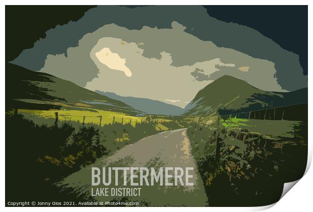 Buttermere Poster Print by Jonny Gios