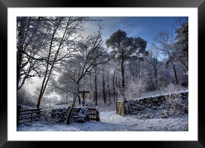 Winter on the Knott Framed Mounted Print by Beverley Middleton