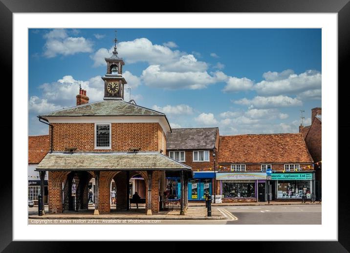 The Market House, Princes Risborough, Framed Mounted Print by Kevin Hellon