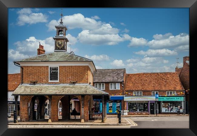 The Market House, Princes Risborough, Framed Print by Kevin Hellon