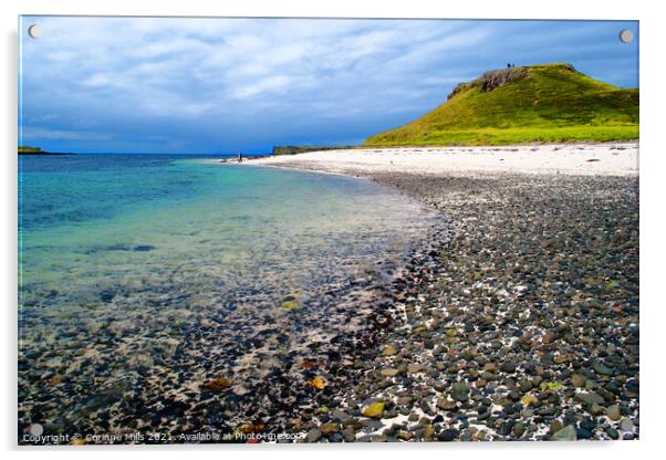 Coral Beach, Isle of Skye Acrylic by Corinne Mills