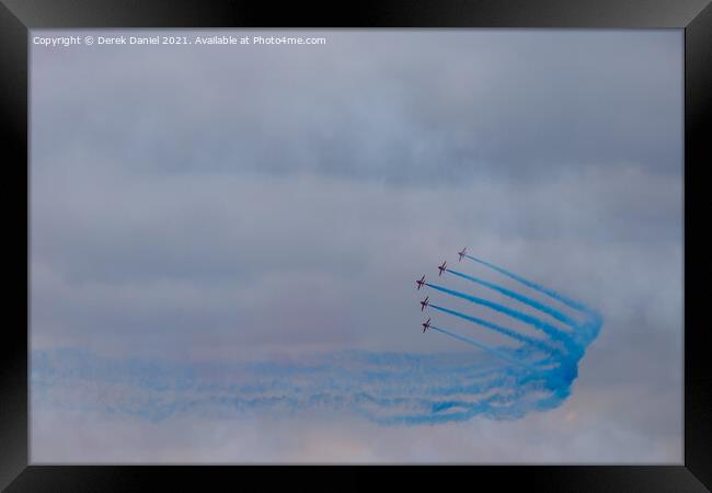 Aerial Symphony Framed Print by Derek Daniel