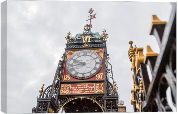 Eastgate Clock up close Canvas Print by Jason Wells
