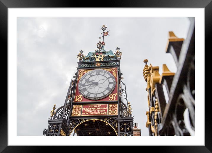 Eastgate Clock up close Framed Mounted Print by Jason Wells