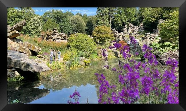 Chatsworth house gardens  Framed Print by Daryl Pritchard videos