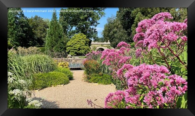 Gardens at chatsworth Framed Print by Daryl Pritchard videos