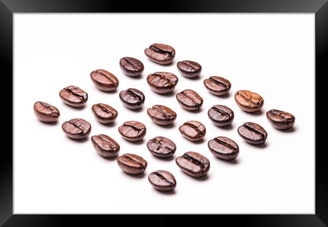 Coffee Beans Framed Print by Mike C.S.