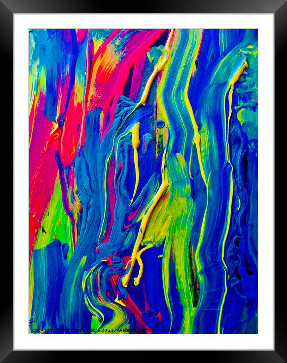 Abstract 2021 96 Framed Mounted Print by Stephanie Moore