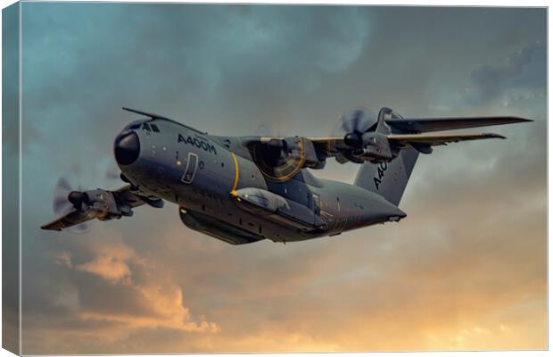 Airbus A400M Atlas Canvas Print by Chris Lord
