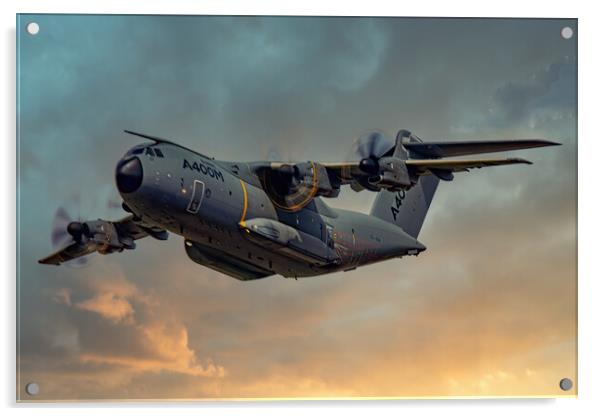 Airbus A400M Atlas Acrylic by Chris Lord