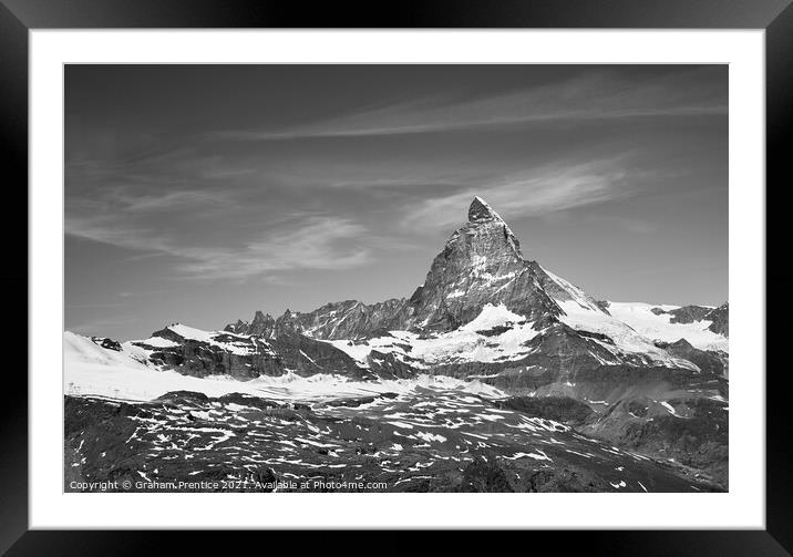 Matterhorn, Zermatt Framed Mounted Print by Graham Prentice