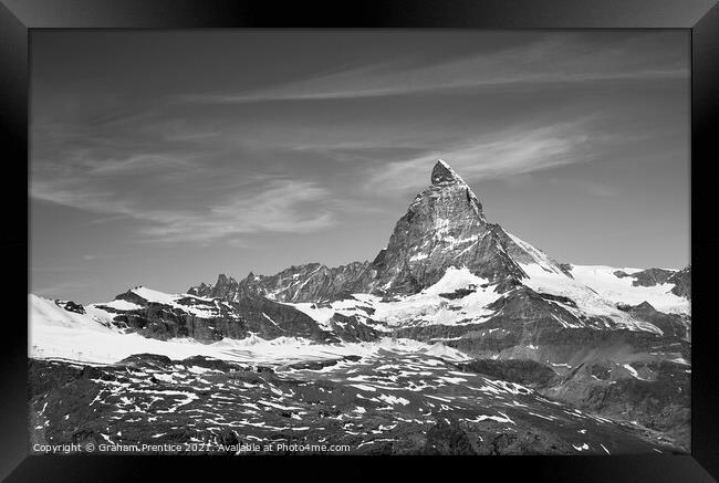Matterhorn, Zermatt Framed Print by Graham Prentice
