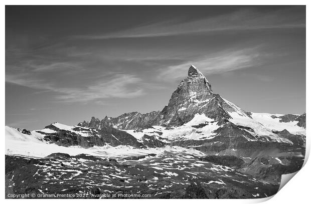 Matterhorn, Zermatt Print by Graham Prentice