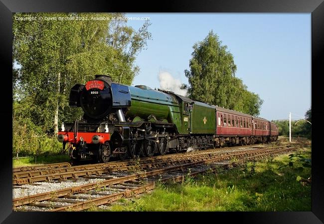 Steam locomotive Flying Scotsman Framed Print by David Birchall