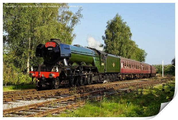 Steam locomotive Flying Scotsman Print by David Birchall