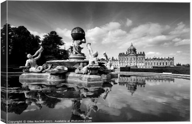 Castle Howard Yorkshire Canvas Print by Giles Rocholl