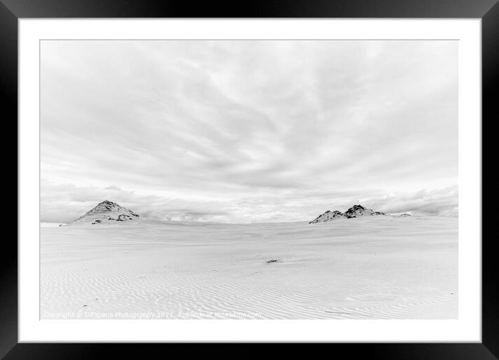 Slowinski Sand Dunes Framed Mounted Print by DiFigiano Photography