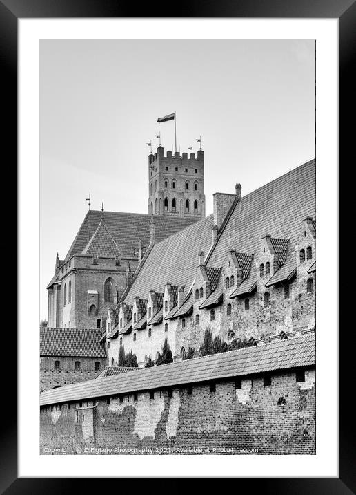 Malbork Castle Framed Mounted Print by DiFigiano Photography