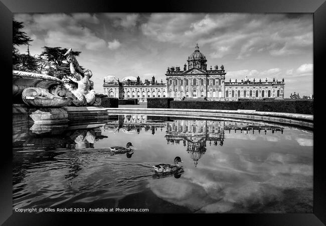 Castle Howard Yorkshire Framed Print by Giles Rocholl
