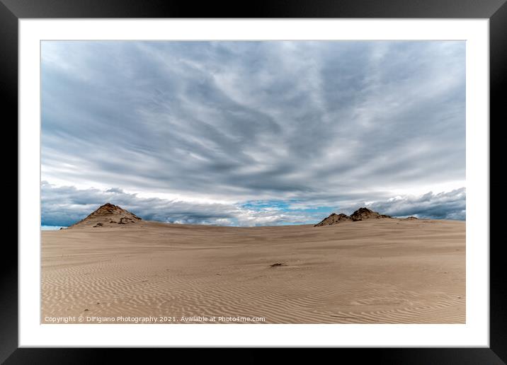 The Dunes At Slowinski Framed Mounted Print by DiFigiano Photography