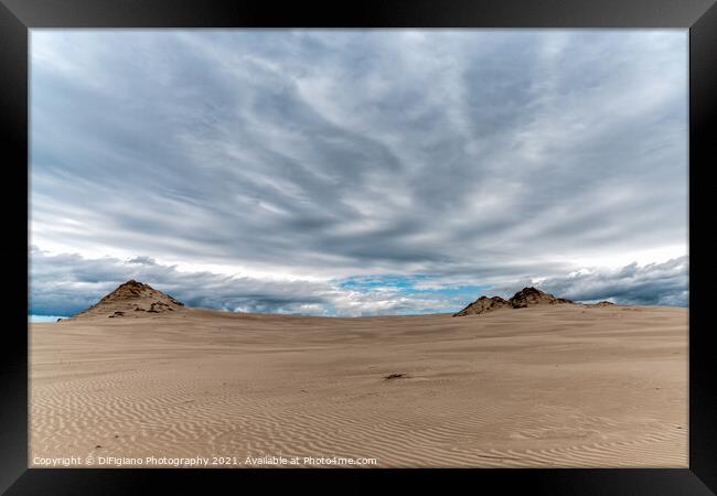 The Dunes At Slowinski Framed Print by DiFigiano Photography