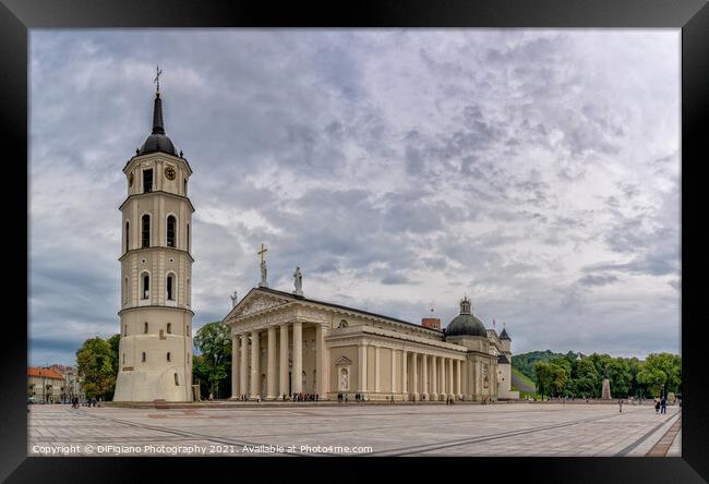 Vilnius Cathedral Framed Print by DiFigiano Photography