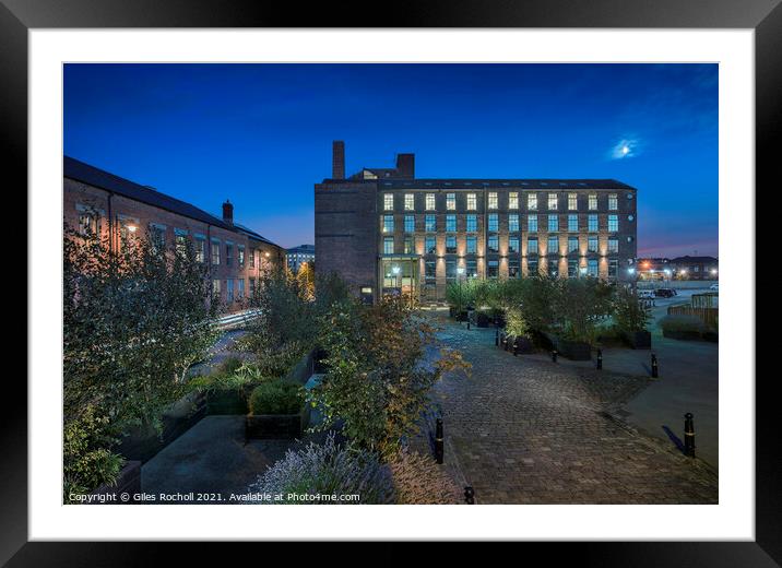 Marshall Mills Leeds Offices Yorkshire Framed Mounted Print by Giles Rocholl