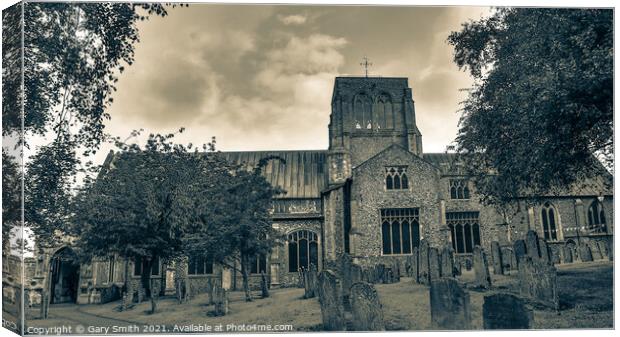 St Nicholas Church, Dereham  Canvas Print by GJS Photography Artist