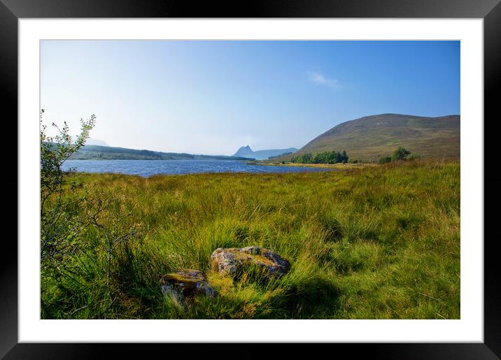 Across Cam Loch Framed Mounted Print by Jacqi Elmslie