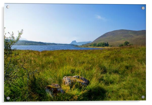 Across Cam Loch Acrylic by Jacqi Elmslie