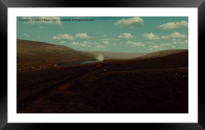 The Doomed Valley Framed Mounted Print by John Tillison