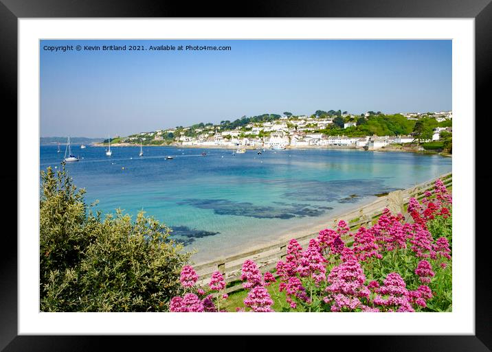 St Mawes Cornwall Framed Mounted Print by Kevin Britland