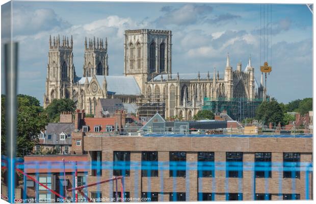 York Minster Yorkshire Canvas Print by Giles Rocholl