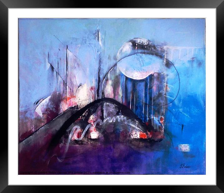 Abstract 31 Framed Mounted Print by joseph finlow canvas and prints