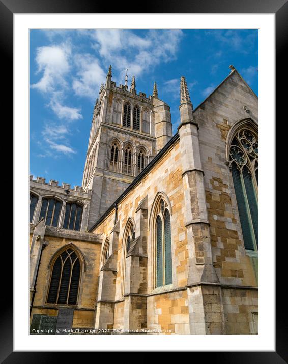 St Mary's Church Tower, Melton Mowbray Framed Mounted Print by Photimageon UK
