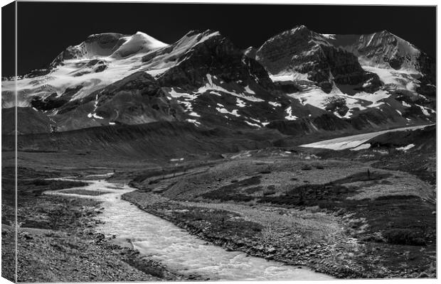 The Athabasca Glacier, Banff NP Canvas Print by LensLight Traveler
