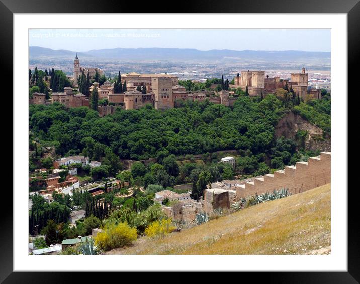 Alhambra Palace - Granada, Spain Framed Mounted Print by Phil Banks