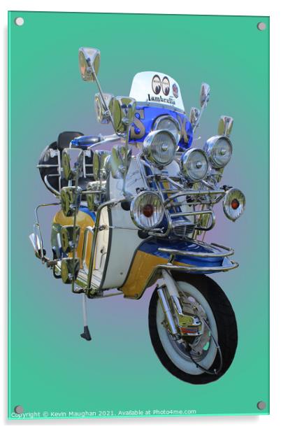 Classic Lambretta X150 Special Acrylic by Kevin Maughan
