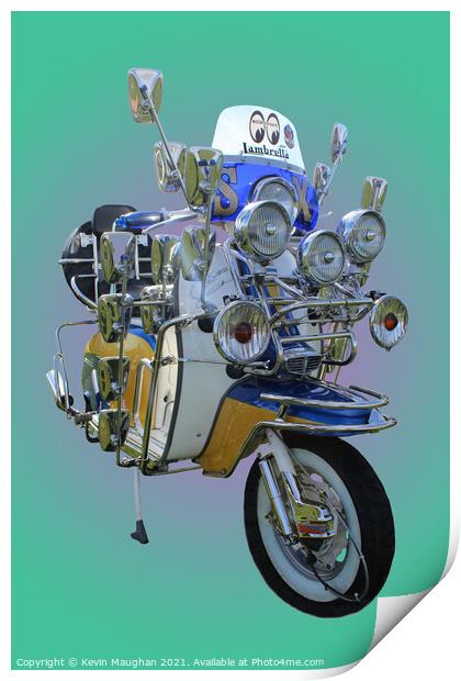 Classic Lambretta X150 Special Print by Kevin Maughan