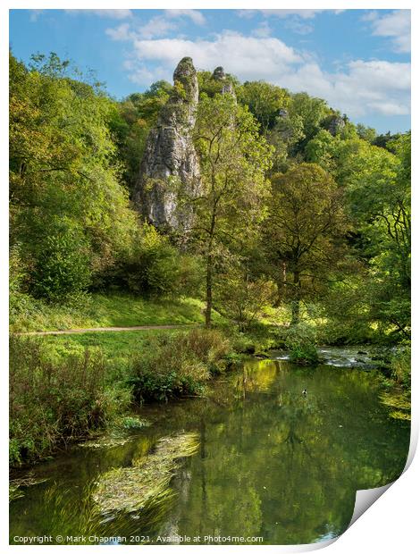 Pickering Tor and River Dove, Dovedale Print by Photimageon UK