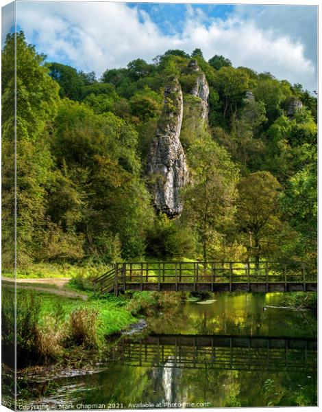 Pickering Tor and River Dove, Dovedale Canvas Print by Photimageon UK